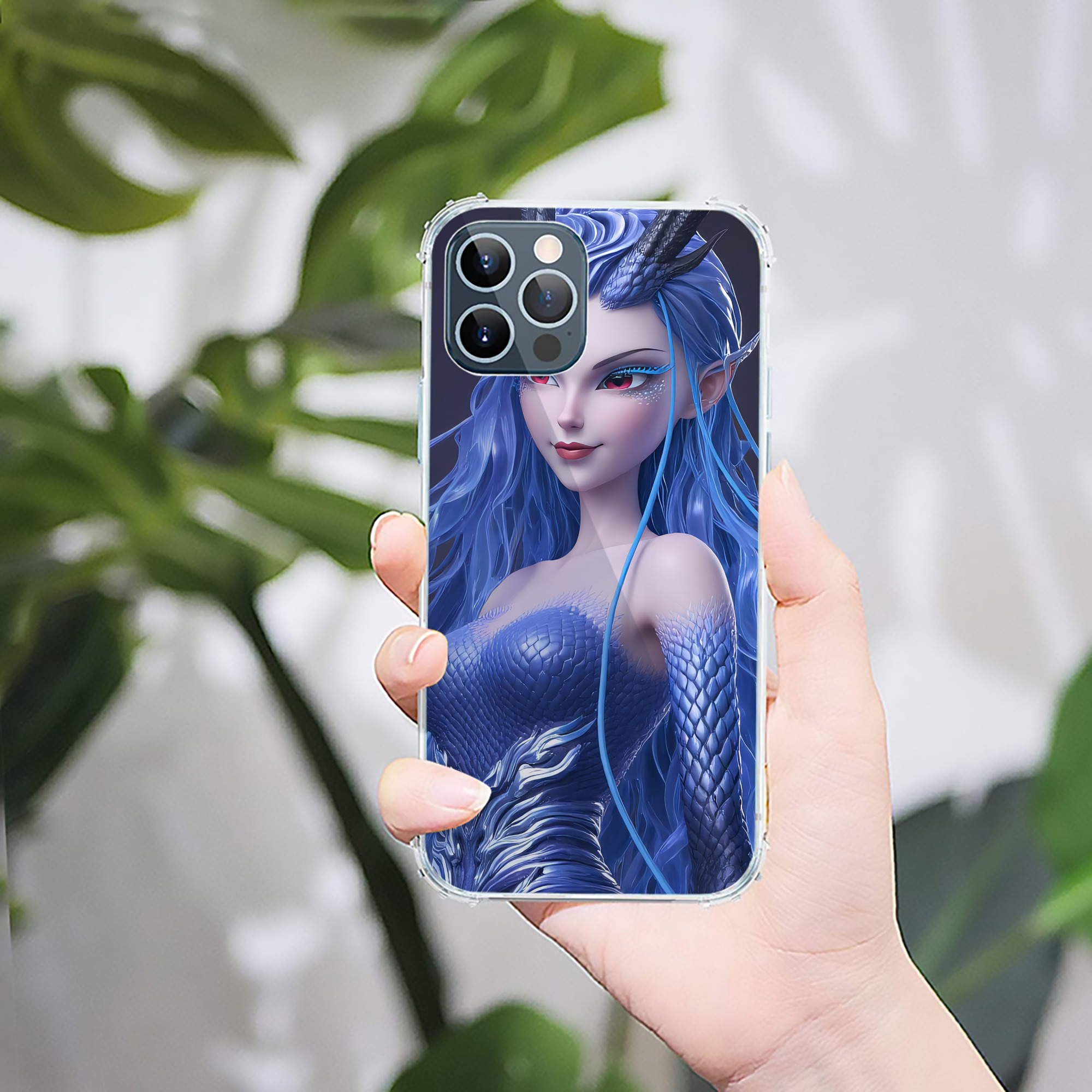 （画像用） Ne Zha 2 ナタ 魔童の大暴れ 【iPhone 12シリーズ対応】透明スマホケース（クリアソフトケース）